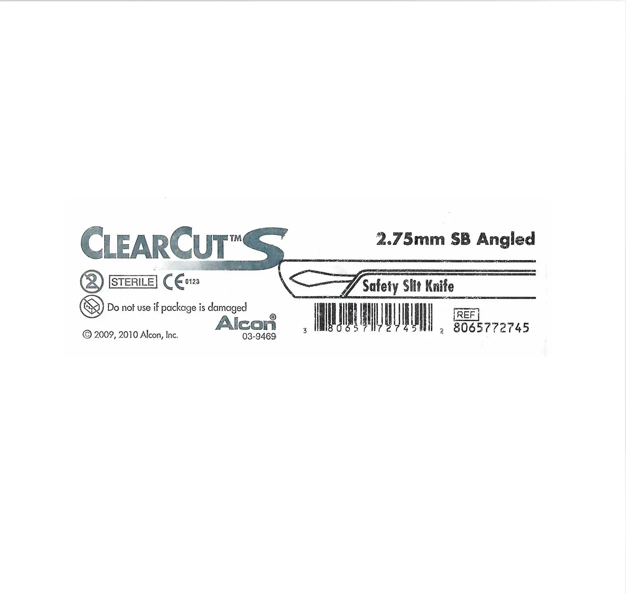 Ніж ClearCut S Sideport 2.75 мм, офтальмологічний стерильний Купити Ніж ClearCut S Sideport 2.75 мм, офтальмологічний стерильний Україна
